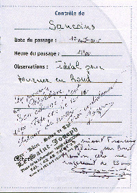 Carnet de route Alain
